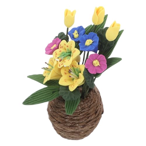 HEALSOPTHY Miniatur Pflanzen Für Puppenhaus Bonsai Dekoration Mit Blumentopf Und Ständer Künstliche Blumenarrangements Für Kreative Wohnraumgestaltung HEALSOPTHY Miniatur Pflanzen Für Puppenhaus Bonsai Dekoration Mit Blumentopf Und Ständer Künstliche Blumenarrangements Für Kreative Wohnraumgestaltung von HEALSOPTHY