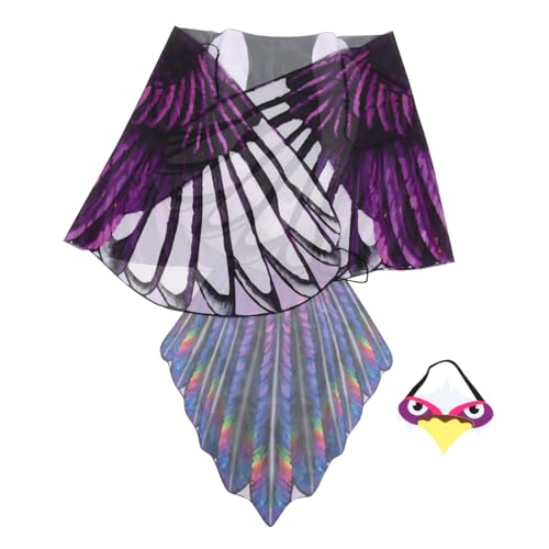 HEALSOPTHY Eagle Wing Kostüm für Bunte Halloween Party Verkleidung Realistische Flügel Cosplay Requisiten für Bühnenauftritte Jungen Mädchen Faschingskostüm HEALSOPTHY Eagle Wing Kostüm für Bunte Halloween Party Verkleidung Realistische Flügel Cosplay Requisiten für Bühnenauftritte Jungen Mädchen Faschingskostüm von HEALSOPTHY