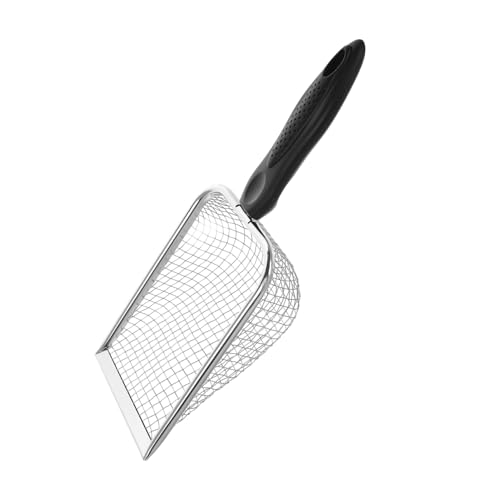 HEALSOPTHY Edelstahl Sandschaufel mit Feinem Ergonomisch Leicht und Tragbar Vielseitig für Strand Garten und Haustierbereich Robustes Metall sieb zum Effizienten Sand Schmutzfiltern HEALSOPTHY Edelstahl Sandschaufel mit Feinem Ergonomisch Leicht und Tragbar Vielseitig für Strand Garten und Haustierbereich Robustes Metall sieb zum Effizienten Sand Schmutzfiltern von HEALSOPTHY