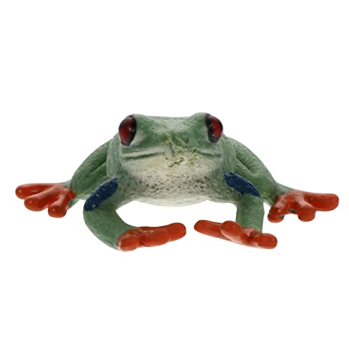 HEALSOPTHY Educational Tierfigur Froschmodell für Animationsspielzeug Tierkognition für Kreative Lernspiele und Fotorequisiten von HEALSOPTHY