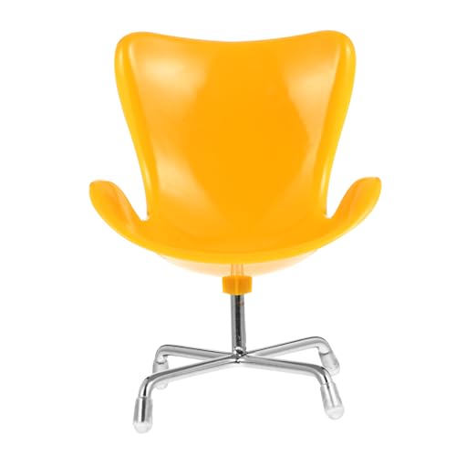 HEALSOPTHY Egg Chair Modell für Puppenhaus Handgemachte Miniaturmöbel für Kreative Raumgestaltung Sicher und Kinderfreundlich für Dekoration von HEALSOPTHY
