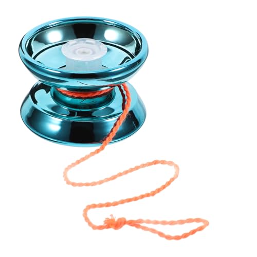 HEALSOPTHY Einsteiger Yo Yo mit Schnur Runder Alloy String Ball Robustes Outdoor für Fördert Hand Auge Koordination und Handgelenktraining Langlebiges Design Blau von HEALSOPTHY