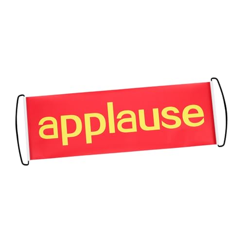 HEALSOPTHY Einziehbares Banner Party Requisite Für Feiern Junggesellinnenabschieds Dekorationen Applaus Schilder Hochzeitsparty Zubehör Geburtstagsparty Hochzeitsparty Schild Jubel von HEALSOPTHY