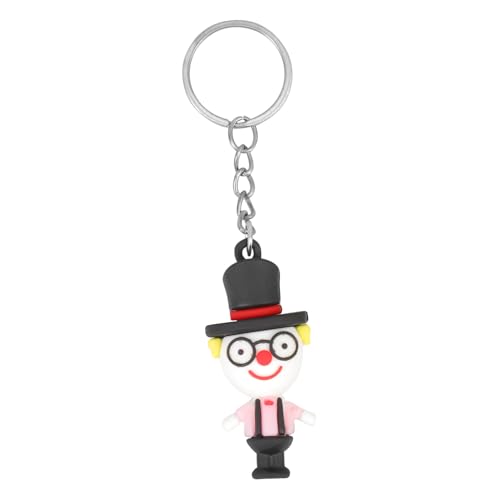 HEALSOPTHY Einzigartiger Clown Schlüsselanhänger Kleine Karikatur Figur Schlüsselring Taschenanhänger Robust Für Damen Geschenkidee Party Dekoration HEALSOPTHY Einzigartiger Clown Schlüsselanhänger Kleine Karikatur Figur Schlüsselring Taschenanhänger Robust Für Damen Geschenkidee Party Dekoration von HEALSOPTHY