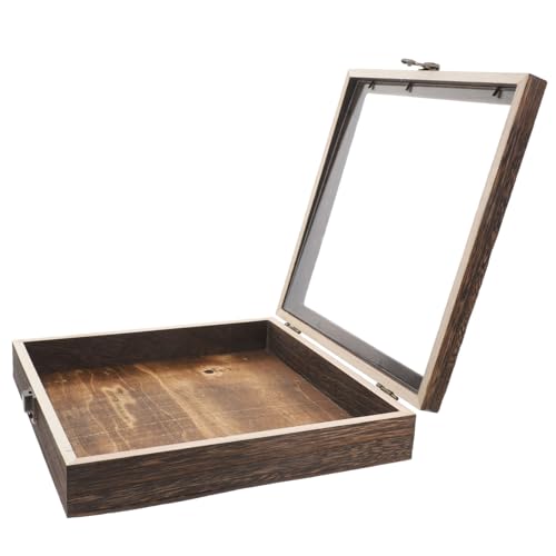 HEALSOPTHY Elegante Hölzerne Präsentationsbox Für Exemplare Von Ewigen Blumen Und Schmetterlingen. Flip-top-design. Schattenbox Mit Tiefem Schatten. Blumenhülle HEALSOPTHY Elegante Hölzerne Präsentationsbox Für Exemplare Von Ewigen Blumen Und Schmetterlingen. Flip-top-design. Schattenbox Mit Tiefem Schatten. Blumenhülle von HEALSOPTHY
