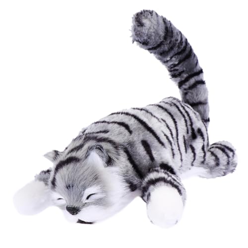 HEALSOPTHY Elektrisches Plüsch Katzenstofftier Niedliche Simulierte Katzenfigur ohne Batterien Weiches Kuscheltier für Katzenliebhaber HEALSOPTHY Elektrisches Plüsch Katzenstofftier Niedliche Simulierte Katzenfigur ohne Batterien Weiches Kuscheltier für Katzenliebhaber von HEALSOPTHY