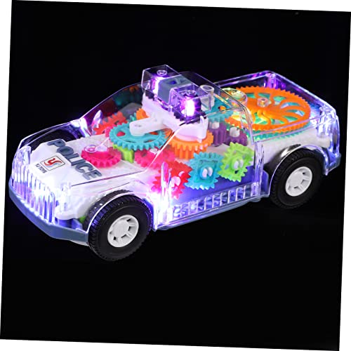 HEALSOPTHY Elektrisches Spielzeugauto Mit Licht Und Musik Transparentes Getriebespielzeug Für Fördert Kreativität Und Fantasie Für Weihnachten Und Geburtstagsfeiern von HEALSOPTHY