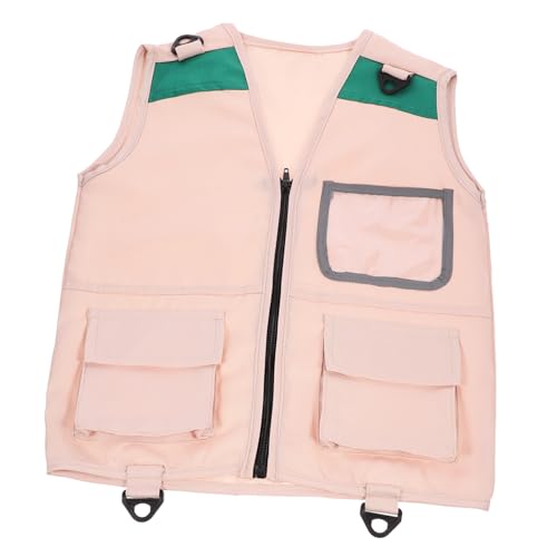 HEALSOPTHY Erkundungsweste Für Outdoor Camping Weste Für Kleine Cosplay Und Kostüm Für Festlichkeiten Khakifarben Für Erkundungsspiele von HEALSOPTHY