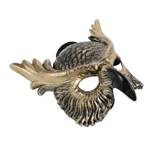 HEALSOPTHY Eulenmaske Tiermaske Eule Partydekorationen Halloween Masken Für Erwachsene Tierkopfmaske Festivalmaske Kostümmaske Maskenballmaske Damenmaske Für Party Pp Kunststoff Golden HEALSOPTHY Eulenmaske Tiermaske Eule Partydekorationen Halloween Masken Für Erwachsene Tierkopfmaske Festivalmaske Kostümmaske Maskenballmaske Damenmaske Für Party Pp Kunststoff Golden von HEALSOPTHY