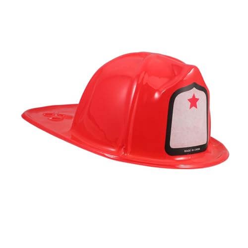 HEALSOPTHY Feuerwehrhelm Feuerwehrkostüm Zubehör Kindgerecht Langlebig Lebendige Farben Cosplay Partyhut für Mädchen Karneval Halloween Leicht und Formstabil von HEALSOPTHY