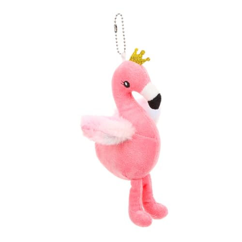 HEALSOPTHY Flamingo Plüschspielzeug Flamingo interaktives Flamingo Stofftier Vogelspielzeug Kuscheltier Simulationstierpuppe Plüschpuppe für Mädchen PP Baumwolle von HEALSOPTHY