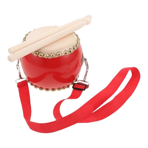 HEALSOPTHY Fröhliches Schlagzeug Set mit Tragegurt und Trommelstöcken Kleine Handtrommel für Kleinkinder Buntes Percussion Instrument zur Frühkindlichen Musikerziehung Robust und Vielseitig HEALSOPTHY Fröhliches Schlagzeug Set mit Tragegurt und Trommelstöcken Kleine Handtrommel für Kleinkinder Buntes Percussion Instrument zur Frühkindlichen Musikerziehung Robust und Vielseitig von HEALSOPTHY