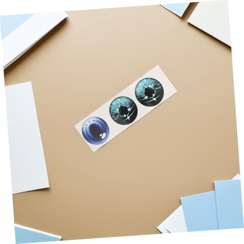 HEALSOPTHY Fursuit Augen Mesh PVC Augenmaske Mesh mit Aufklebern für Furry Cosplay Tiermasken DIY Bastelbedarf Langlebig Leicht Vielseitig von HEALSOPTHY