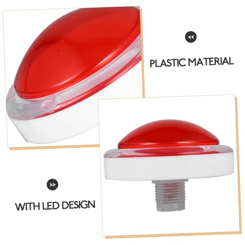 HEALSOPTHY Gaming Buzzer mit LED licht Rundes Antwortknopf mit Mikroschalter Wiederverwendbarer Party Push Button für Quizspiele und Spielkonsolen Zubehör Robust und Einfach Bedienbar von HEALSOPTHY
