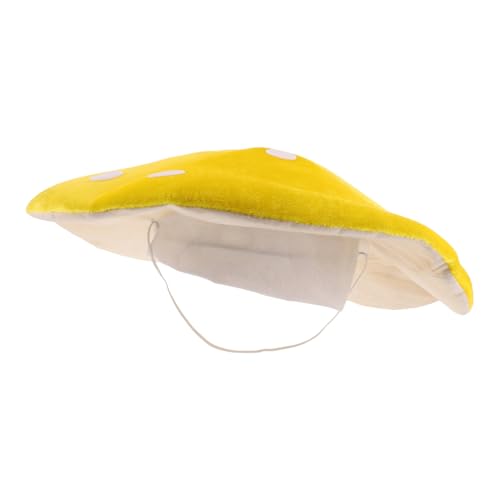 HEALSOPTHY Gelber Pilzhut Cosplay Kostüm Zubehör Lustiger Großer Leichter Bühnenhut für Halloween Party und Fotoshooting Auffälliges Design Tragbar und Bequem HEALSOPTHY Gelber Pilzhut Cosplay Kostüm Zubehör Lustiger Großer Leichter Bühnenhut für Halloween Party und Fotoshooting Auffälliges Design Tragbar und Bequem von HEALSOPTHY