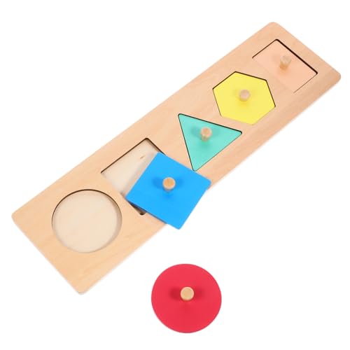 HEALSOPTHY Geometrisches Holzpuzzle für Montessori Formenspielzeug Sensorisches Lernspiel Frühe Kognitive Handliches Sicher und Kreativ für Kleinkinder HEALSOPTHY Geometrisches Holzpuzzle für Montessori Formenspielzeug Sensorisches Lernspiel Frühe Kognitive Handliches Sicher und Kreativ für Kleinkinder von HEALSOPTHY