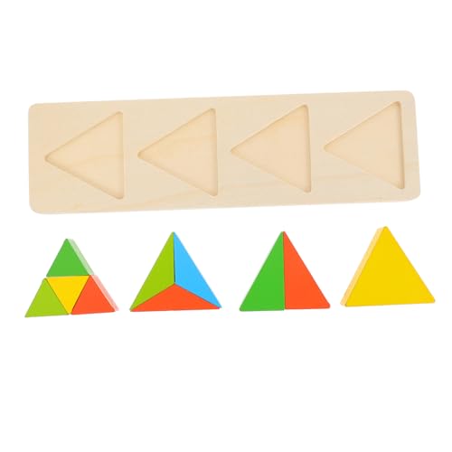 HEALSOPTHY Geometrisches Holzspielzeug Formerkennung Lernspielzeug für Montessori Pädagogisches Puzzle Kognition Gedächtnis und Feinmotorik bei Kleinkindern Jungen Mädchen von HEALSOPTHY