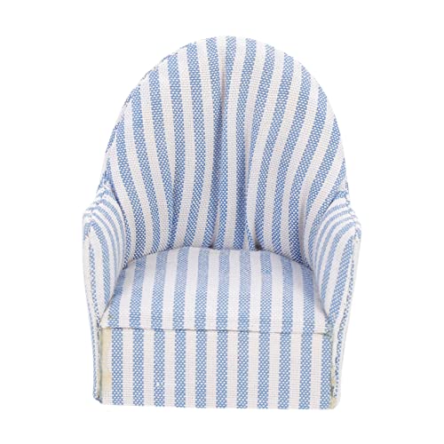 HEALSOPTHY Gestreiftes Mini-Sofa Mini- - Simulation Sofamodell Mini-Streifen-Sofa Mini-haussofa-Modell Dekoratives Mini-Sofa Mini-möbelschmuck Miniatur-Sofa-Modell Stripe Stoff von HEALSOPTHY