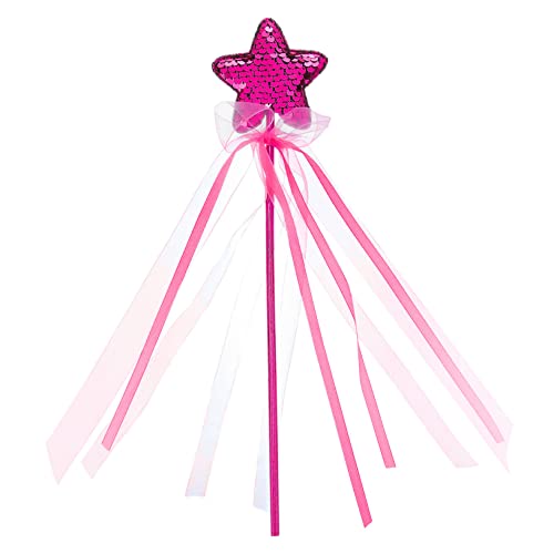HEALSOPTHY Glitzernde Feenstäbe mit Ribbons Magische Zauberstäbe für Geburtstagsfeier Deko und Rollenspiele für Kreative Bastelprojekte und Strahlende Auftritte von HEALSOPTHY