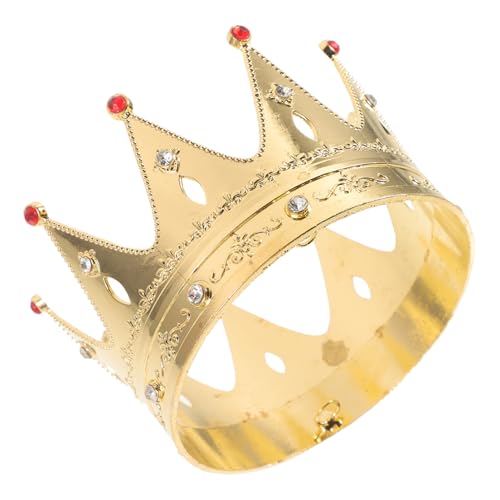 HEALSOPTHY Goldene Krone Kopfschmuck Leichtes Geburtstags Party Accessoire für Mädchen Modisches Schmuckstück Langlebig und Sicher für Fotos und Rollenspiele von HEALSOPTHY
