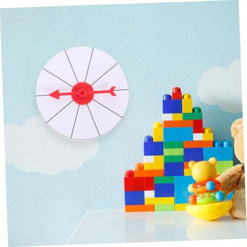 HEALSOPTHY Hängendes Mini Lotterierad zum Drehen Lernspielzeug für Schule Karneval und Party Tragbares Lotterierad mit Drehbarem Zeiger für Freizeit und Gewinnspiele von HEALSOPTHY