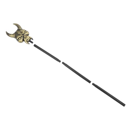 HEALSOPTHY Halloween Gehstock mit Totenkopfgriff Abs Material Langlebiger Cosplay und Party Prop Leicht und Tragbar für Kostüme Theater und Thematische Halloween Dekorationen HEALSOPTHY Halloween Gehstock mit Totenkopfgriff Abs Material Langlebiger Cosplay und Party Prop Leicht und Tragbar für Kostüme Theater und Thematische Halloween Dekorationen von HEALSOPTHY