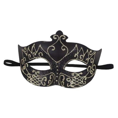 HEALSOPTHY Halloween Halbgesichtsmaske Mit Goldpulver Für Cosplay Kostümzubehör Für Halloween Party Und HEALSOPTHY Halloween Halbgesichtsmaske Mit Goldpulver Für Cosplay Kostümzubehör Für Halloween Party Und von HEALSOPTHY