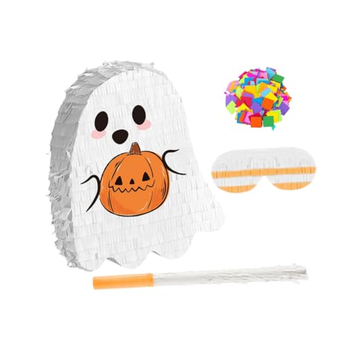 HEALSOPTHY Halloween Pinata mit Geist Design Stabile Candy Piñata zum Hängen Vielseitige Halloween Deko für Party Indoor Outdoor Feier Klassisches Familienspiel für Gemeinschaft und Schule HEALSOPTHY Halloween Pinata mit Geist Design Stabile Candy Piñata zum Hängen Vielseitige Halloween Deko für Party Indoor Outdoor Feier Klassisches Familienspiel für Gemeinschaft und Schule von HEALSOPTHY