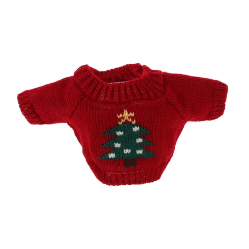 HEALSOPTHY Handgefertigter Puppen Bären Pullover aus Wollgarn Wiederverwendbare Leichte und Kompakte Kleidung für Stofftiere und Niedliche Outfits Geeignet für Teddy und Stofftierpuppen von HEALSOPTHY