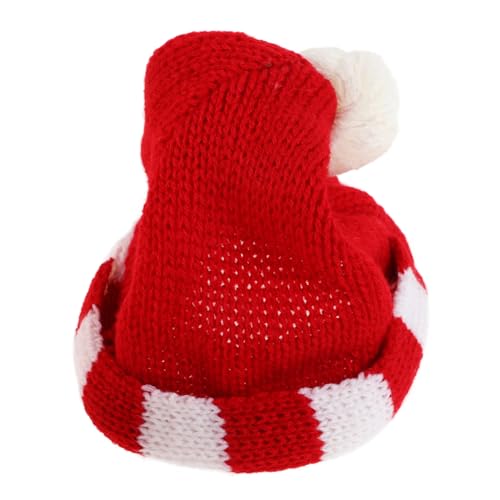 HEALSOPTHY Handgestrickte Puppenmütze Rot Mini Knit Hat Puppenaccessoire DIY Dekoration Festliche Kopfbedeckung Puppen Zubehör HEALSOPTHY Handgestrickte Puppenmütze Rot Mini Knit Hat Puppenaccessoire DIY Dekoration Festliche Kopfbedeckung Puppen Zubehör von HEALSOPTHY