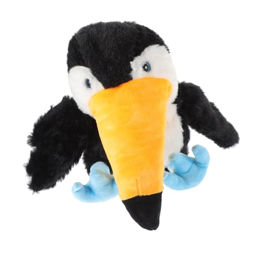 HEALSOPTHY Handpuppe Vogel Plüsch Handpuppe mit Beweglichem Schnabel Kreatives Erzählspielzeug für Interaktives Kuscheltier von HEALSOPTHY