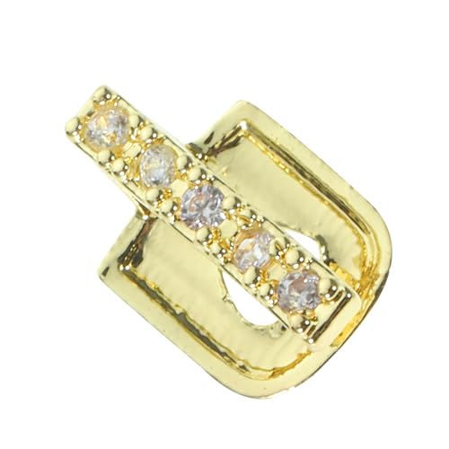HEALSOPTHY Hip Hop Zähne Grill mit Strass Goldene Fake Zähne für Party und Kostüm Einzigartiges Accessoire für Halloween Konzerte und Hip Hop Events von HEALSOPTHY