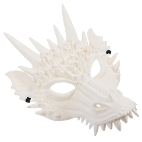HEALSOPTHY Hochwertige Cosplay Drachenmaske aus Kunststoff Gruselige Tiermaske für Halloween Kostümparty Ganzflächige Verkleidung Langlebig und Auffällig für Karneval und Maskerade von HEALSOPTHY