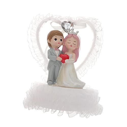 HEALSOPTHY Hochzeitsdekoration Brautpaar Figurine Cake Topper für Unvergessliche Hochzeiten und Jubiläen Romantische Tischdeko für Hochzeiten Verlobungen und Feierlichkeiten HEALSOPTHY Hochzeitsdekoration Brautpaar Figurine Cake Topper für Unvergessliche Hochzeiten und Jubiläen Romantische Tischdeko für Hochzeiten Verlobungen und Feierlichkeiten von HEALSOPTHY