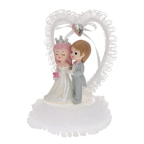 HEALSOPTHY Hochzeitsfigur Brautpaar Dekoration Mehrlagiger Tortenaufsatz aus Resin für Hochzeitsfeiern und Valentinstag Kreative und Darstellung Des Brautpaars Langlebig HEALSOPTHY Hochzeitsfigur Brautpaar Dekoration Mehrlagiger Tortenaufsatz aus Resin für Hochzeitsfeiern und Valentinstag Kreative und Darstellung Des Brautpaars Langlebig von HEALSOPTHY