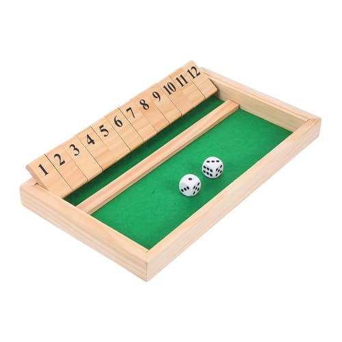 HEALSOPTHY Hölzerne Würfelspiel Spielzeugbretttisch Math Game Dice Game Tabletop Version Player Brettspiel Für Die Partyfamilie Oder Bar von HEALSOPTHY