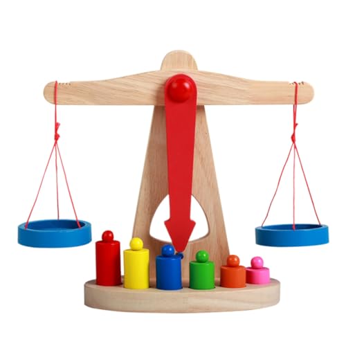 HEALSOPTHY Holz Balance Spiel Pädagogisches Lernspielzeug Kreativität Vorstellungskraft und Hand Auge koordination Sicher und Glatt für Vorschule und Grundschule Geeignet von HEALSOPTHY