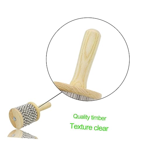 HEALSOPTHY Holz Cabasa für Percussion Instrument für Vorschulbildung Leicht zu Bedienen Ergonomisch für Musiktherapie Geeignet Rhythmische Klänge HEALSOPTHY Holz Cabasa für Percussion Instrument für Vorschulbildung Leicht zu Bedienen Ergonomisch für Musiktherapie Geeignet Rhythmische Klänge von HEALSOPTHY