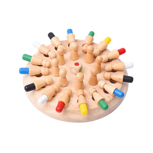 HEALSOPTHY Holz Memory Schachspiel Lernspielzeug aus Massivem Holz Fördert Denkfähigkeit und Koordination Pädagogisches Brettspiel für Kleinkinder Kreatives Schach Match HEALSOPTHY Holz Memory Schachspiel Lernspielzeug aus Massivem Holz Fördert Denkfähigkeit und Koordination Pädagogisches Brettspiel für Kleinkinder Kreatives Schach Match von HEALSOPTHY