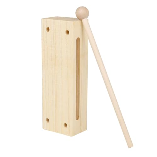 HEALSOPTHY Holz Percussion Block Musikinstrument Leicht und Sicher mit Glatten Kanten für Sensorische Musikspielzeug für Junge Mädchen Jungen von HEALSOPTHY