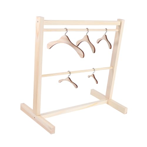 HEALSOPTHY Holz Puppenkleiderbügel Set Teilig Verschiedene Glatte Oberfläche Langlebig Praktische Aufbewahrung für Puppenkleider für Puppenschrank und Kinderzimmer HEALSOPTHY Holz Puppenkleiderbügel Set Teilig Verschiedene Glatte Oberfläche Langlebig Praktische Aufbewahrung für Puppenkleider für Puppenschrank und Kinderzimmer von HEALSOPTHY