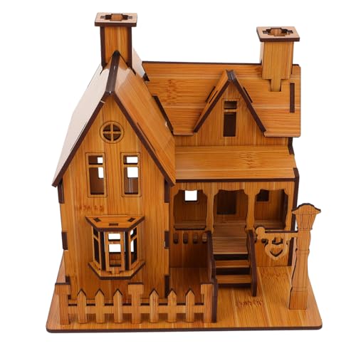 HEALSOPTHY Holz Puzzle Haus Modell Bausatz DIY Pädagogisch Fördernd Geduld Konzentration Fördernd HEALSOPTHY Holz Puzzle Haus Modell Bausatz DIY Pädagogisch Fördernd Geduld Konzentration Fördernd von HEALSOPTHY