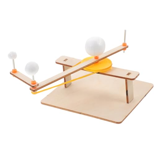 HEALSOPTHY Holz Sonnensystem Modell DIY Sonne Erde Mond Orbital Modell für Astronomie Lernspielzeug Wetterfest Fördert Praktisches Verständnis und Interesse an Weltraum und Jahreszeiten von HEALSOPTHY