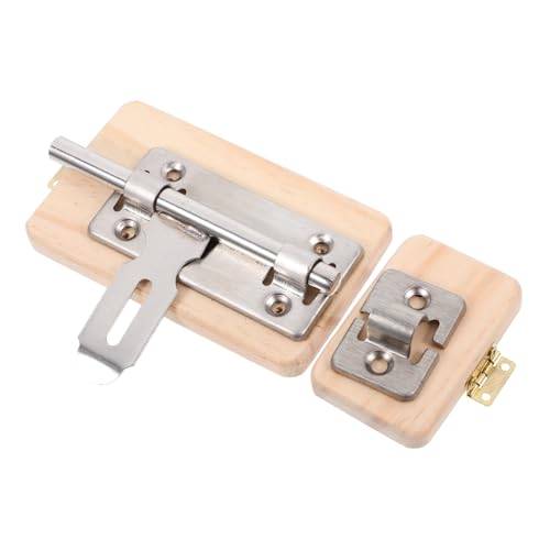 HEALSOPTHY Holz Türverriegelung Busy Board Zubehör Sensorisches Lernspielzeug DIY Motorik für Koordination Kreativität und Feinmotorik von HEALSOPTHY