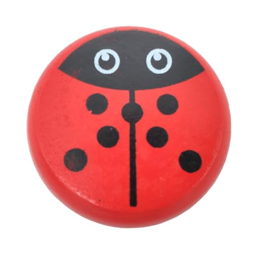HEALSOPTHY Holz Yo Yo Ladybird Muster Tragbar Robust Hand Auge Koordination Fördern Lernspielzeug für Mädchen Jungen von HEALSOPTHY