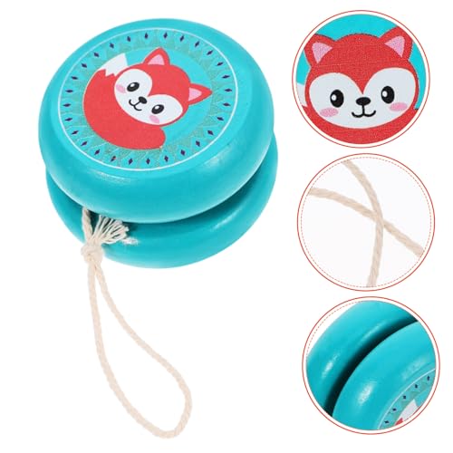 HEALSOPTHY Holz Yo Yo für Cartoon Tier Fuchs Design Kleines Tragbares Finger Yoyo Fördert Hand Auge Koordination und Flexibilität Robust und Sicher für Kleinkinder HEALSOPTHY Holz Yo Yo für Cartoon Tier Fuchs Design Kleines Tragbares Finger Yoyo Fördert Hand Auge Koordination und Flexibilität Robust und Sicher für Kleinkinder von HEALSOPTHY