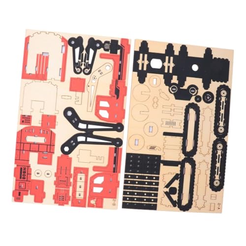 HEALSOPTHY Holz Zusammengebautes Bagger Autos Auto 3D Holz Puzzle Auto Modell DIY Zusammenbau Zusammenbau Auto Rot HEALSOPTHY Holz Zusammengebautes Bagger Autos Auto 3D Holz Puzzle Auto Modell DIY Zusammenbau Zusammenbau Auto Rot von HEALSOPTHY