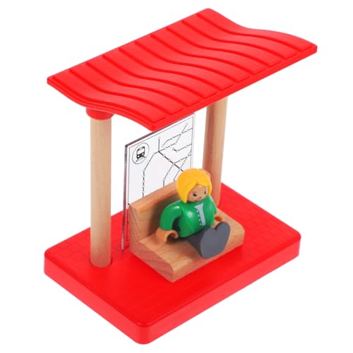 HEALSOPTHY Holzeisenbahn Zubehör mit Bahnhofsplattform Modell Lustiges Bahnsteig aus Hochwertigem Holz Einfach zu Montieren Fördert Kreativität und Handwerkliche Fähigkeiten bei Kindern HEALSOPTHY Holzeisenbahn Zubehör mit Bahnhofsplattform Modell Lustiges Bahnsteig aus Hochwertigem Holz Einfach zu Montieren Fördert Kreativität und Handwerkliche Fähigkeiten bei Kindern von HEALSOPTHY