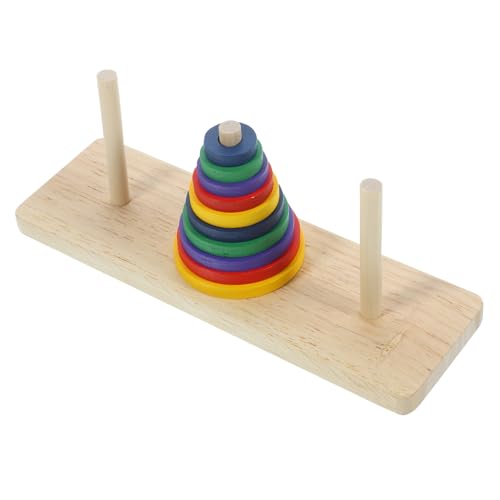 HEALSOPTHY Holzpuzzle Hanoi Intellektuelles Geschicklichkeitsspiel für Erwachsene Kreative Denkspiele Kreativität und Vorstellungskraft für DIY Partys HEALSOPTHY Holzpuzzle Hanoi Intellektuelles Geschicklichkeitsspiel für Erwachsene Kreative Denkspiele Kreativität und Vorstellungskraft für DIY Partys von HEALSOPTHY