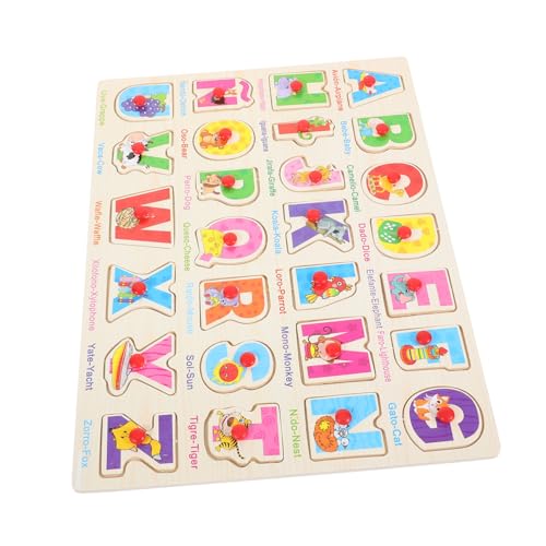 HEALSOPTHY Holzpuzzle Lernspielzeug für Kleinkinder Spanisches Buchstaben Zahlenpuzzle aus Holz Montessori Hand Auge koordination Pädagogisches Steckspielzeug für Vorschule HEALSOPTHY Holzpuzzle Lernspielzeug für Kleinkinder Spanisches Buchstaben Zahlenpuzzle aus Holz Montessori Hand Auge koordination Pädagogisches Steckspielzeug für Vorschule von HEALSOPTHY